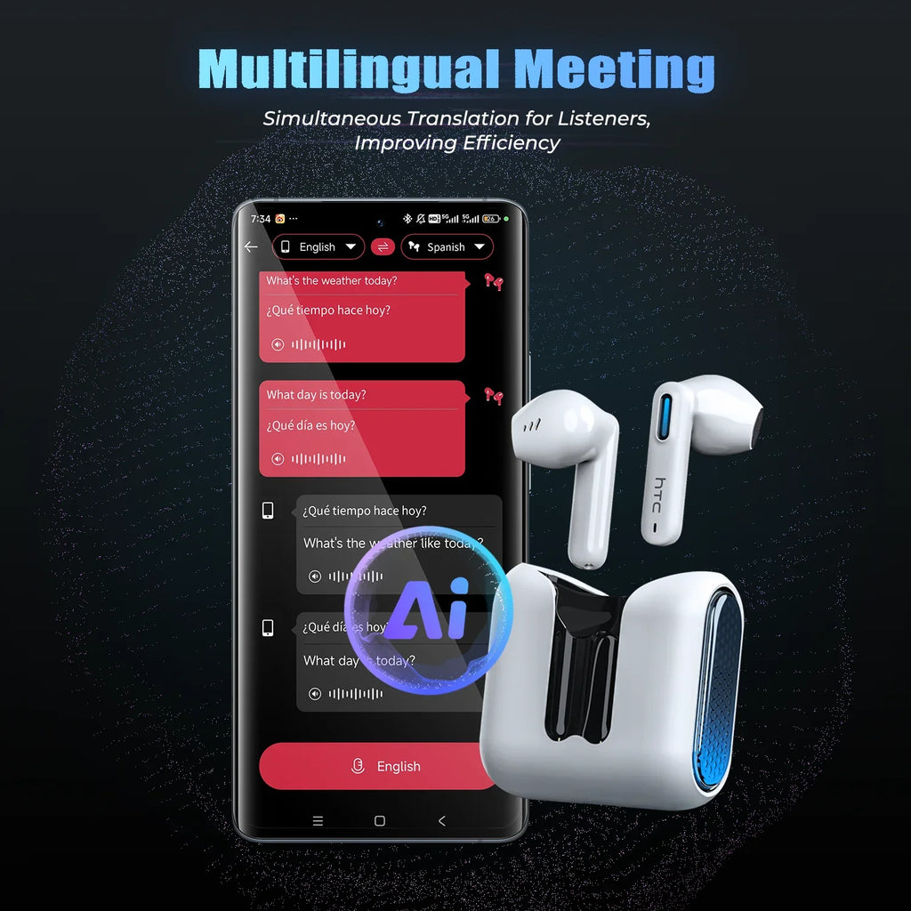 HTC NE49 Wireless Bluetooth Earbuds