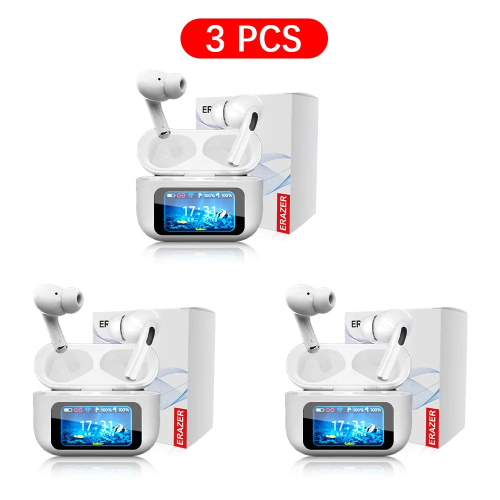 ERAZER ANC Wireless Earbuds with Smart Touch Screen