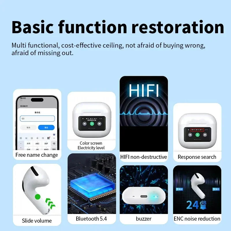 A10 Pro ANC Wireless Bluetooth Earbuds