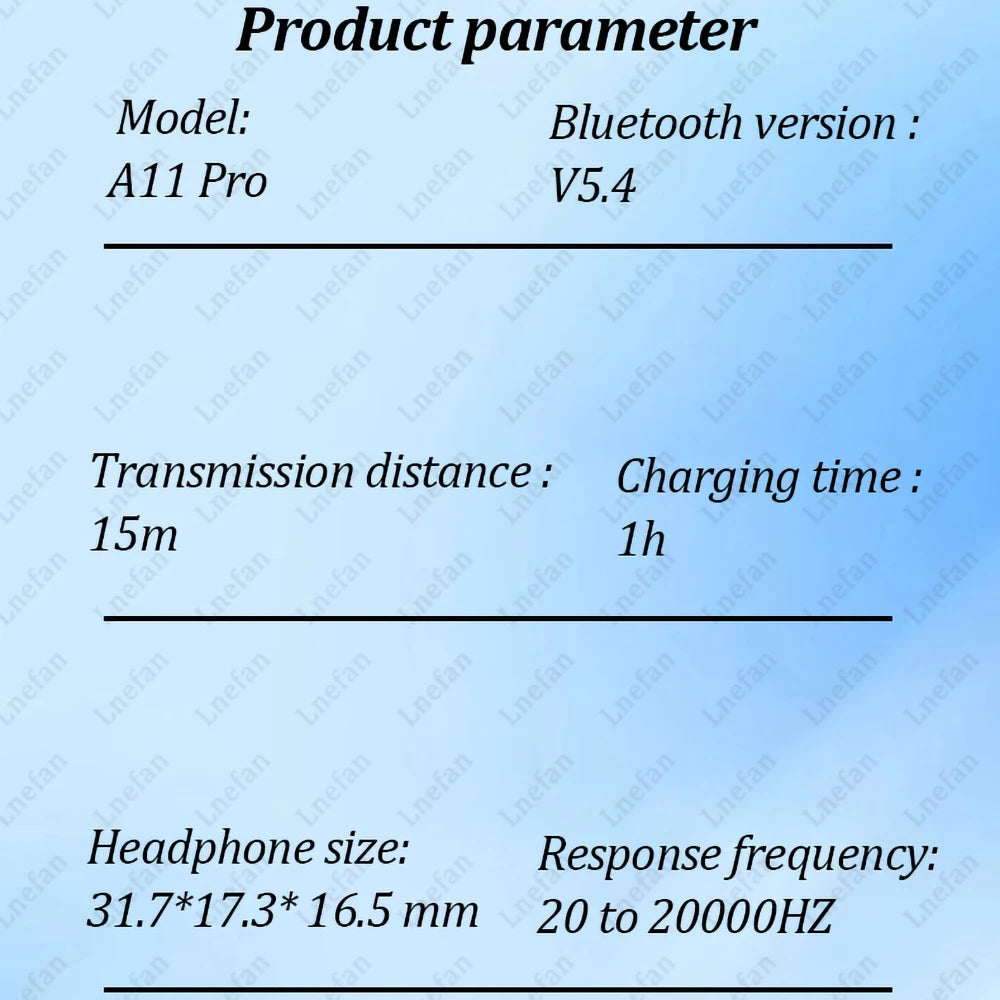 A11 Pro Wireless Earbuds with Smart LCD Display