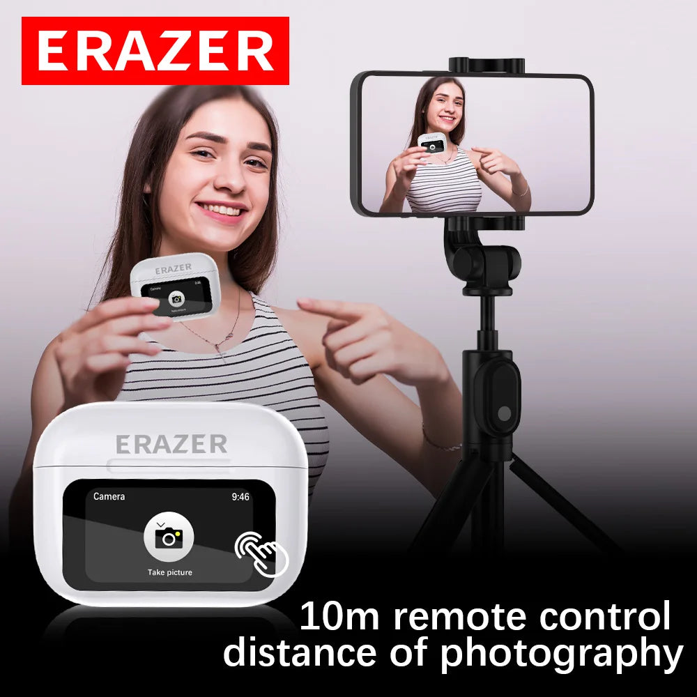 ERAZER ANC Wireless Earbuds with Smart Touch Screen