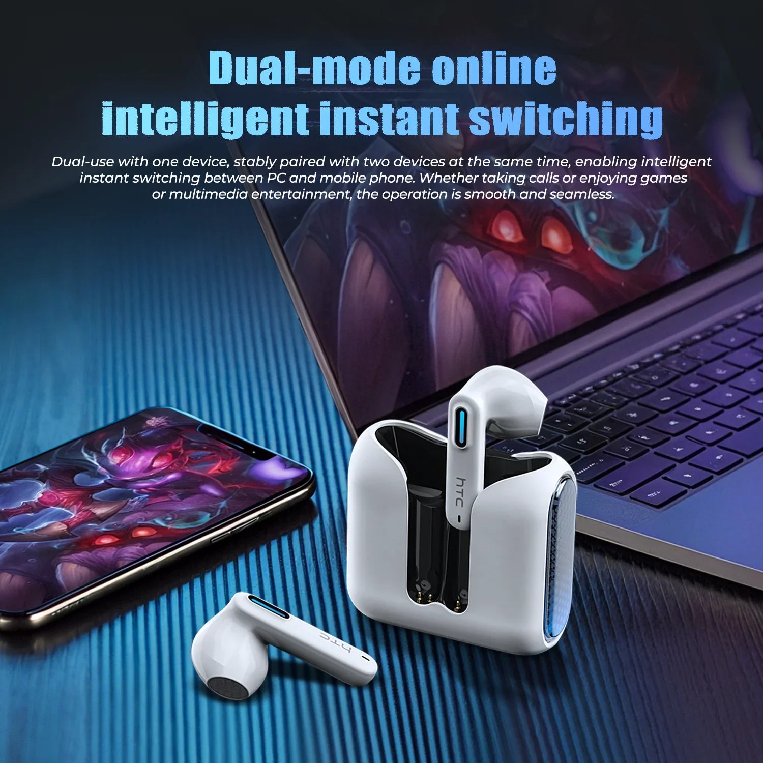 HTC NE49 Wireless Bluetooth Earbuds