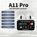 A11 Pro Wireless Earbuds with Smart LCD Display